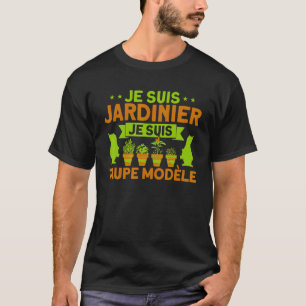Camiseta Jardín Jardinero Huerto Jardín Antiguo Modo Topo