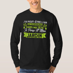 Camiseta Jardín Jardinero Huerto Jardín Vintage Mi Jardín