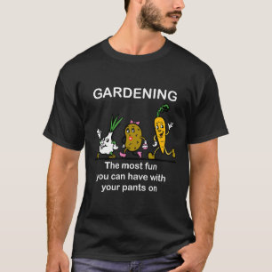 Camiseta Jardín Las Verduras De Raíz Más Divertidas Para C