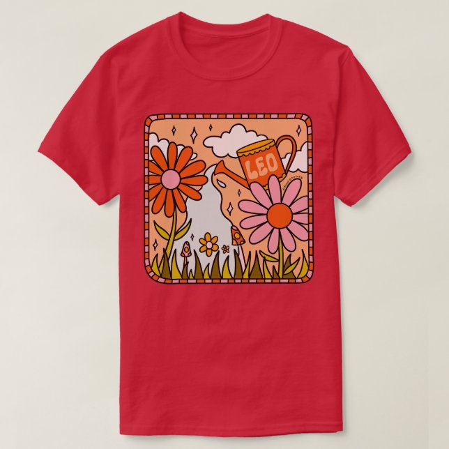 Camiseta Jardín Leo (Diseño del anverso)