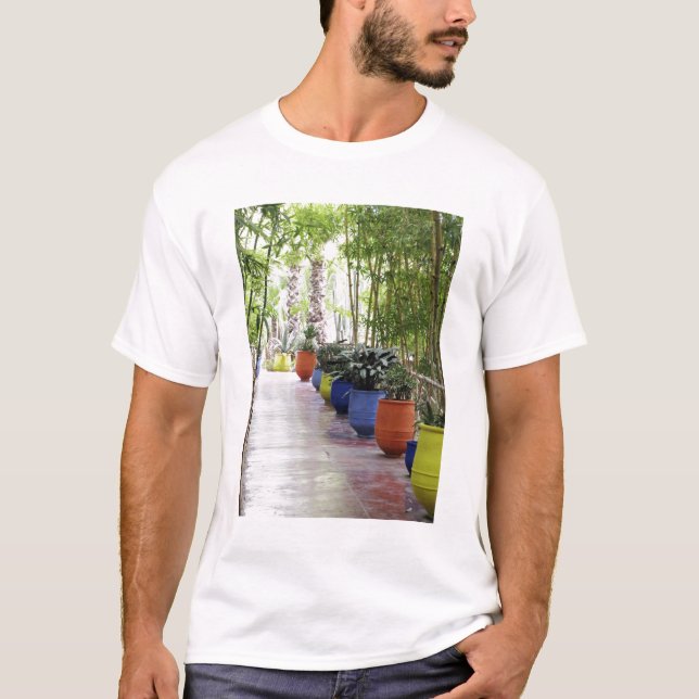Camiseta Jardin Majorelle, Majorelle Garden, ahora público (Anverso)