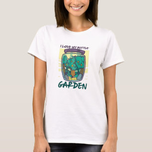 Camiseta Jardín - Me encanta mi jardín de botella