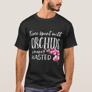 Camiseta Jardín Orquídea Gardener Tee Flower Groing