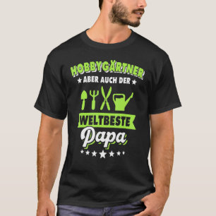 Camiseta Jardín Papa parcela jardinero refranes jardinería 