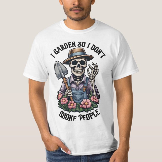 Camiseta Jardín para no asfixiar a la gente (Anverso)