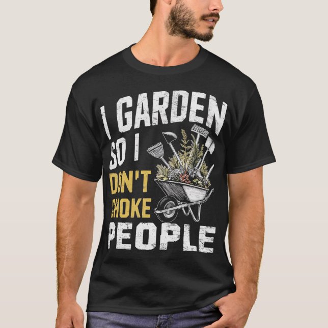 Camiseta Jardín para no asfixiar a la gente (Anverso)