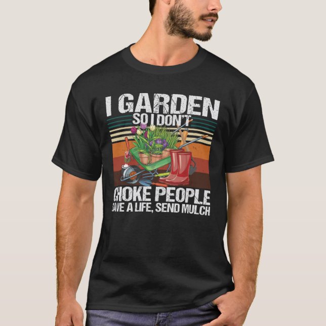 Camiseta Jardín para no asfixiar el jardín de la gente (Anverso)