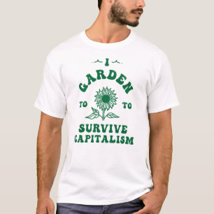 Camiseta Jardín para sobrevivir al capitalismo