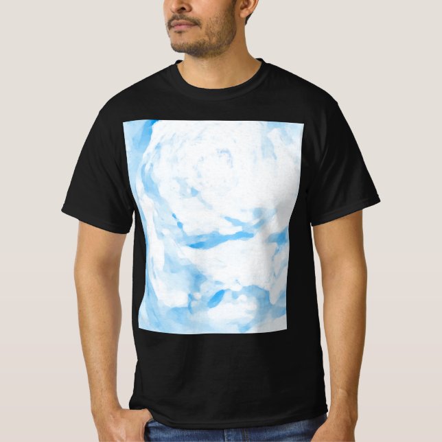 Camiseta Jardín secreto - Azul (Anverso)