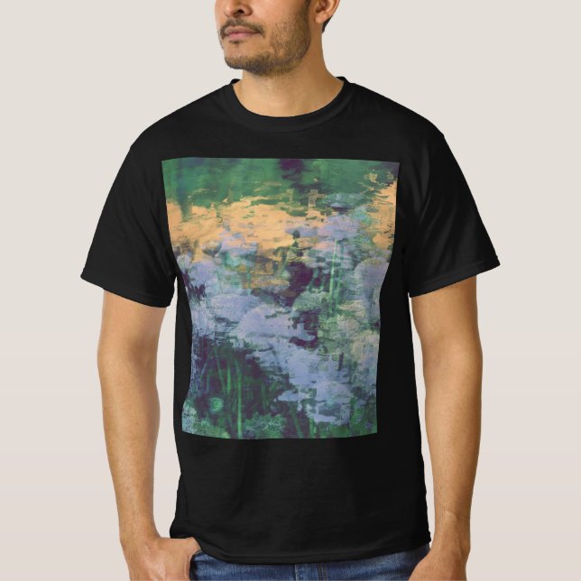 Camiseta Jardín Secreto - Flores de lago (Anverso)