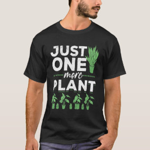 Camiseta Jardín Urbano de Plantas Hogares Sólo Una Planta M