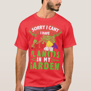 Camiseta Jardín Vegetales Jardinería Plantador
