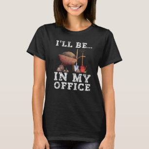Camiseta Jardín Vintage en el que estaré en mi oficina