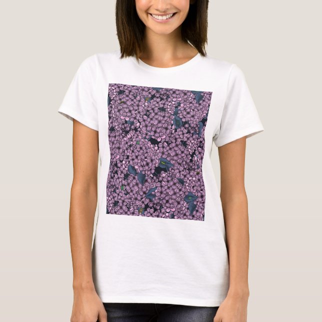 Camiseta Jardín Violet Lilac (Anverso)