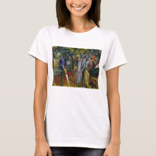 Camiseta Jardín zoológico I de August Macke el