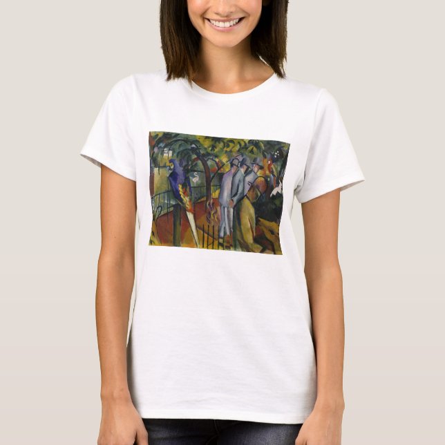 Camiseta Jardín zoológico I de August Macke el | (Anverso)