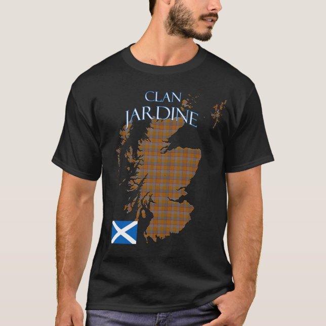 Camiseta Jardine Scottish Clan Tartan Scotland (Anverso)