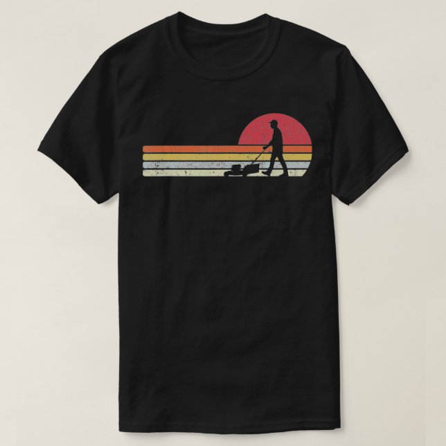 Camiseta Jardiner, Ducha de Césped, Guardianes Retro (Diseño del anverso)