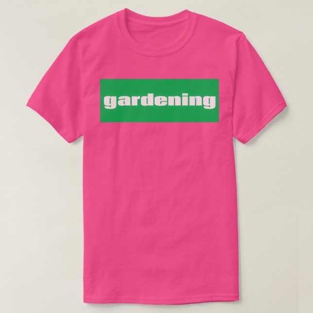 Camiseta Jardinería 1 (Diseño del anverso)