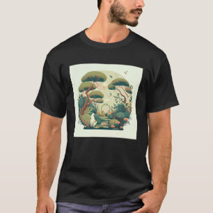 Camiseta Jardinería 4\Árboles Bonsái de Otoño Jardín Santua