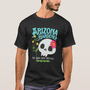 Camiseta Jardinería 4\Arizona Az Estado Jardinero Rebelde C