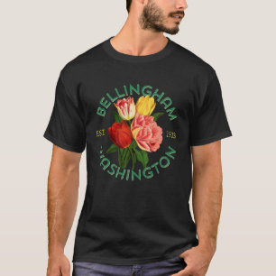 Camiseta Jardinería 4\Bellingham Washington Tulipán Primave