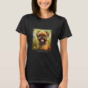 Camiseta Jardinería 4\Brussels Griffon Perro Jardín Flores