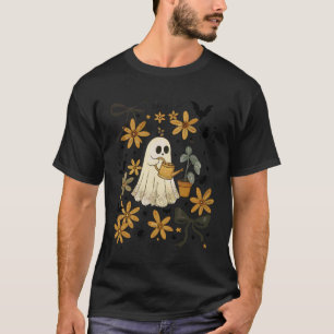 Camiseta Jardinería 4\Fantasma lindo regando plantas Sala f