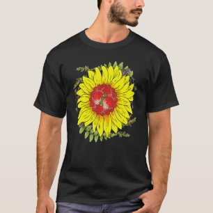 Camiseta Jardinería 4\Flor en Flor Cereza Roja Jardinero Co