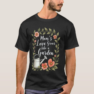 Camiseta Jardinería 4\Momu2019s Divertidos El Amor Crece Co