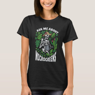 Camiseta Jardinería 4\Pregúntame sobre el jardinero de micr