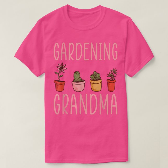 Camiseta Jardinería Abuela Shirt Flower Garden Abuela T-Sh (Diseño del anverso)