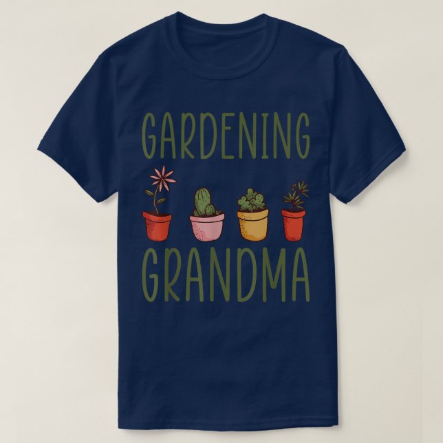 Camiseta Jardinería Abuela Shirt Flower Garden Abuela T-Sh (Diseño del anverso)