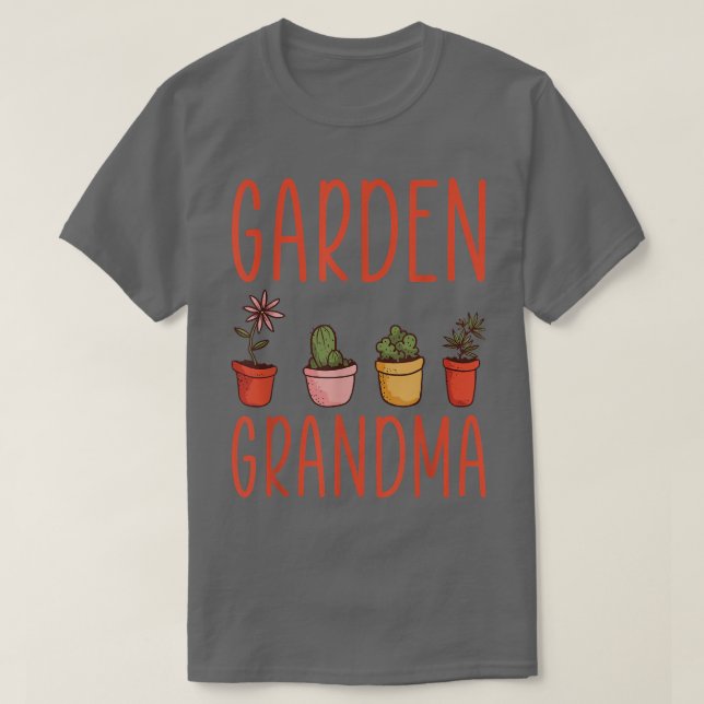 Camiseta Jardinería Abuela Shirt Flower Garden Abuela T-Sh (Diseño del anverso)