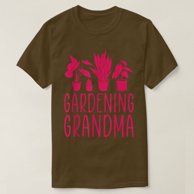 Camiseta Jardinería Abuela Shirt Flower Garden Abuela T-Sh (Diseño del anverso)