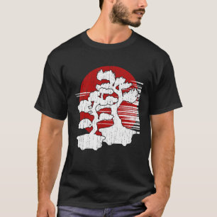 Camiseta Jardinería árbol bonsái budista japonés árbol bons