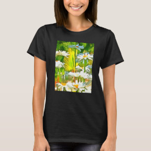Camiseta Jardinería Artística Brillante y Colorida Margarit