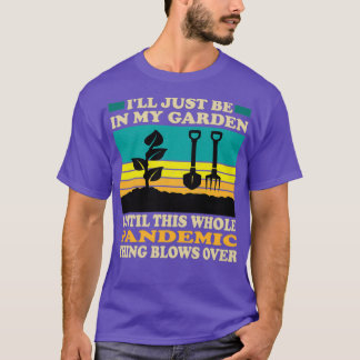 Camiseta Jardinería de época divertida para los hombres