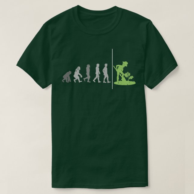 Camiseta Jardinería de evolución (Diseño del anverso)