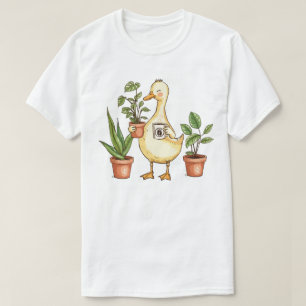 Camiseta Jardinería de ganso impulsada por plantas y café V
