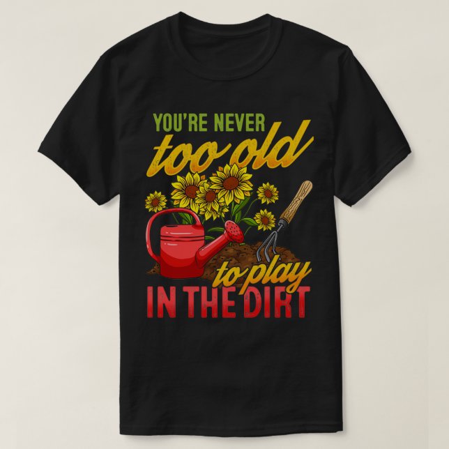 Camiseta Jardinería de jardinería (2)  (Diseño del anverso)