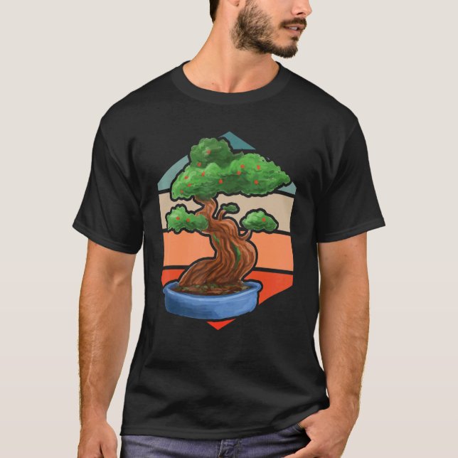 Camiseta Jardinería de jardinería japonesa Bonsai Tree (Anverso)