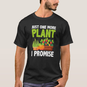 Camiseta Jardinería de Pot Gardener sólo una planta más pro