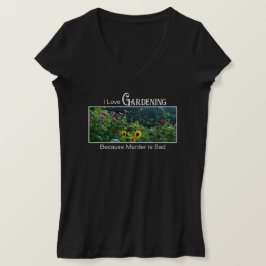 Camiseta Jardinería divertida diciendo jardín floral daisis