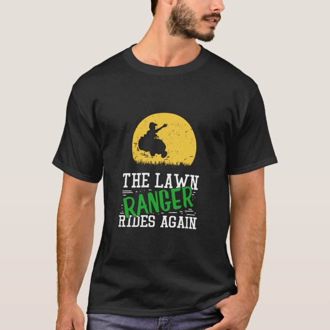 Camiseta Jardinería divertida - El ranger del césped vuelve (Anverso)
