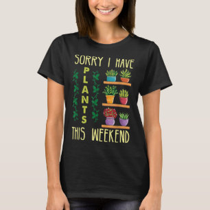 Camiseta Jardinería divertida I Garden y sé cosas