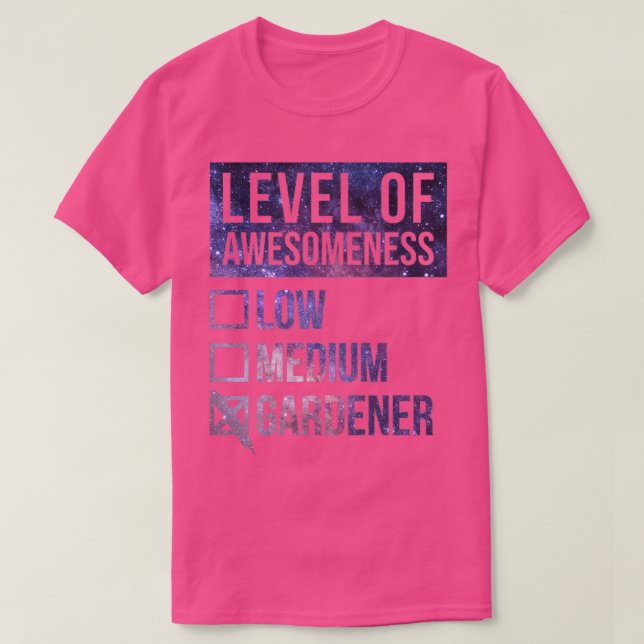 Camiseta Jardinería Graciosa Nivel De Arte (Diseño del anverso)