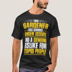 Camiseta Jardinería Ira grave jardinero hortícola Jard