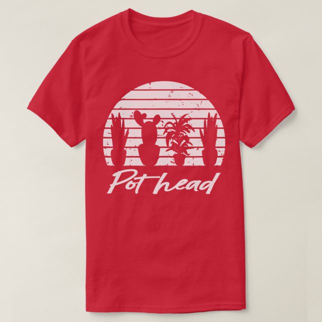 Camiseta Jardinería Lover Pot Head (Diseño del anverso)