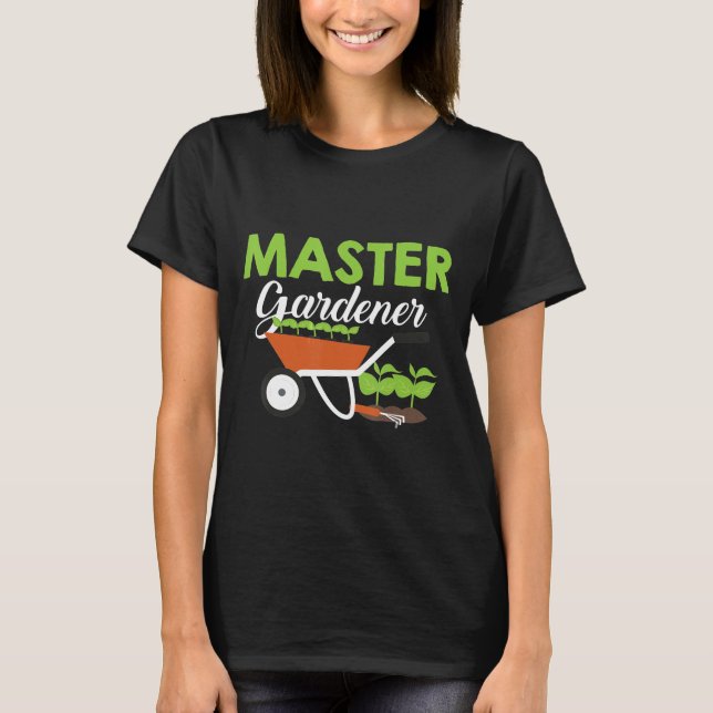 Camiseta Jardinería Maestra (Anverso)